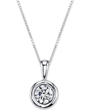 image of Sirena Energy Diamond Pendant Necklace (1/5 ct. t.w.) in 14k Gold, White Gold or Rose Gold
