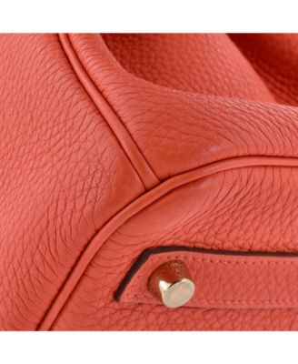 Pre-Owned Hermes Birkin 30 Handbag Orange Togo with Gold Hardware