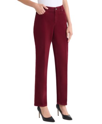 Women's Fly Front Lexington Straight Corduroy Jeans