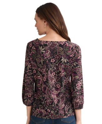 Women's Crewneck Puff Sleeve Top