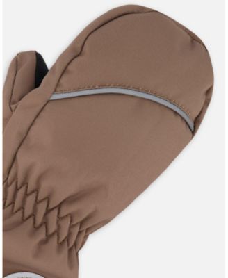 Boy Winter Mittens Play Taupe - Toddler|Child