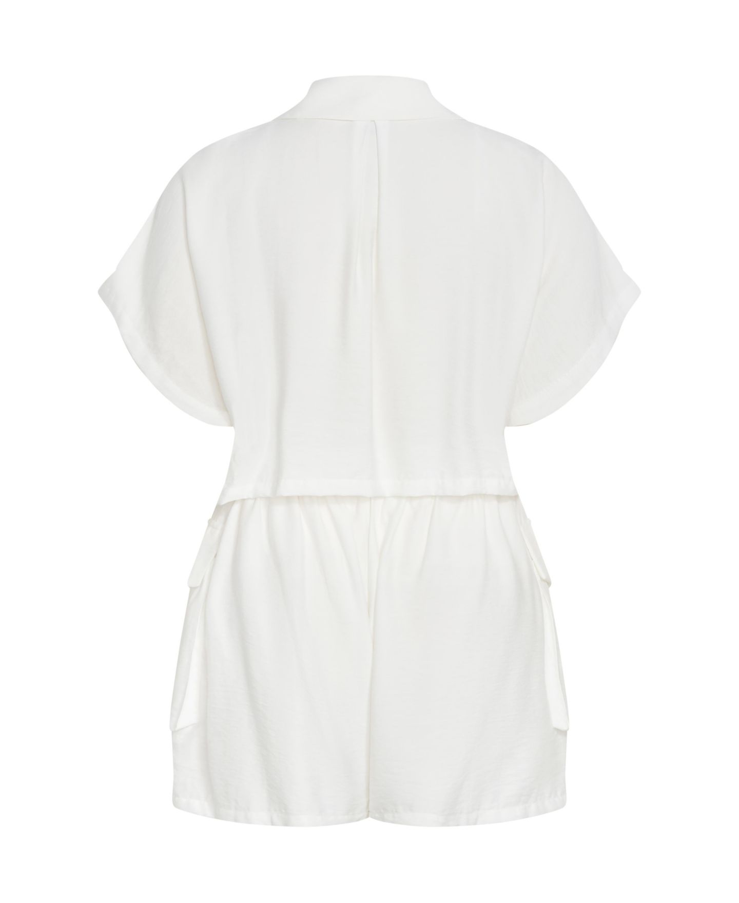 CITY CHIC Plus Size Jade Playsuit, цвет: Слоновая кость — фото 4