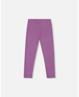 Baby Girls Super Soft Ribbed Leggings Lavender