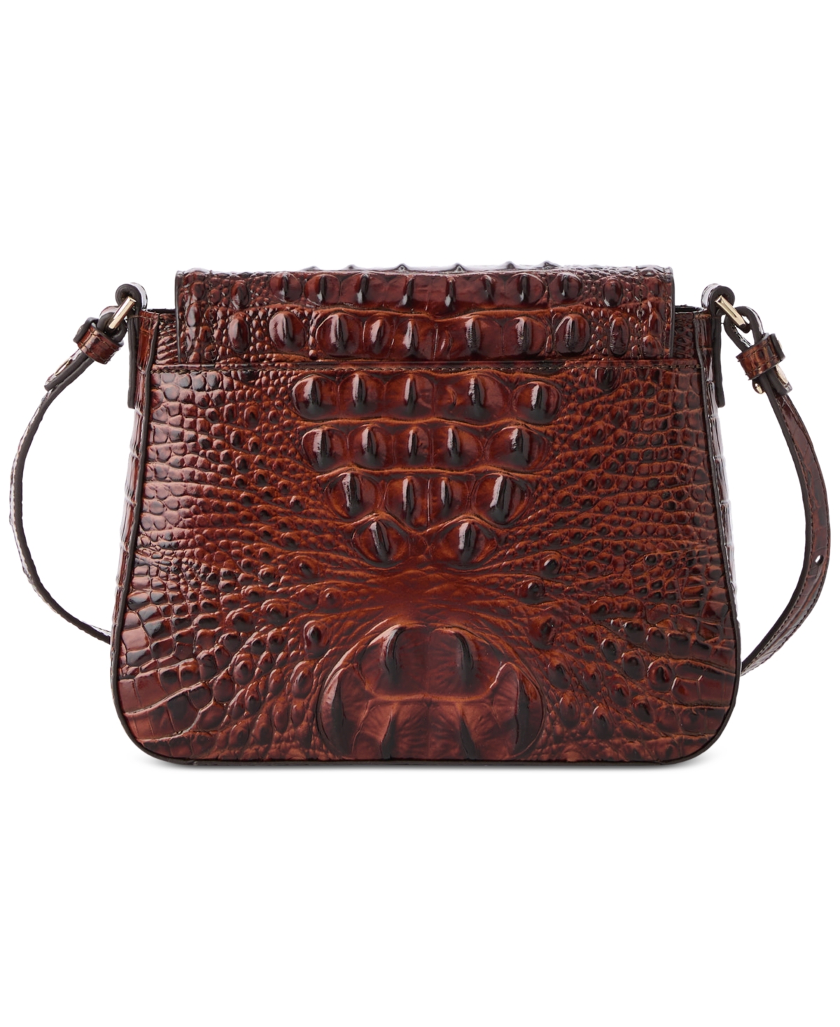Brahmin Gianna Leather Melbourne Crossbody In Brown