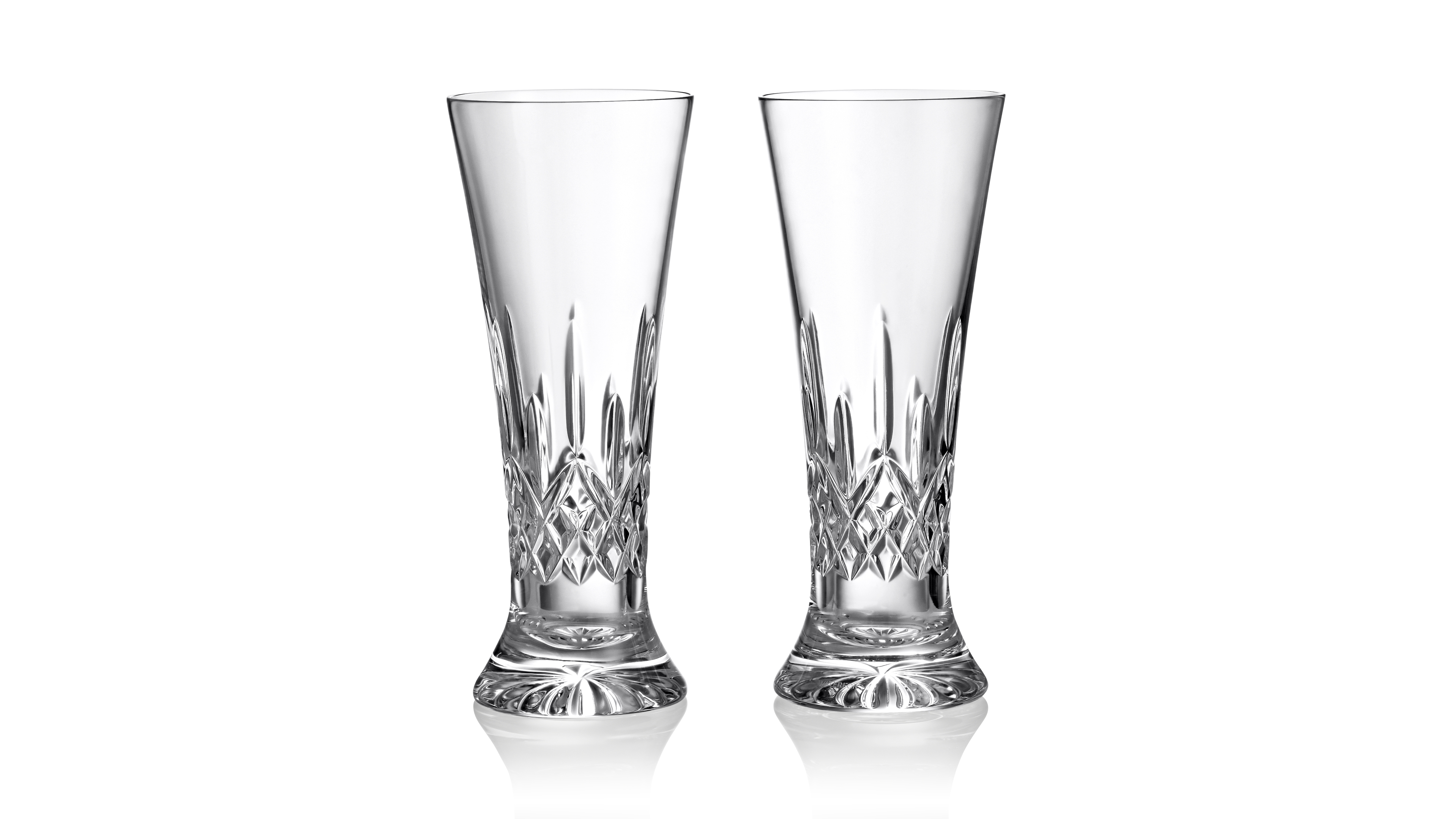 Lismore Pilsner Glasses 14 Oz, Set of 2