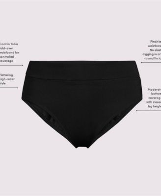 Women's Pinchless High Waisted Bikini Bottoms