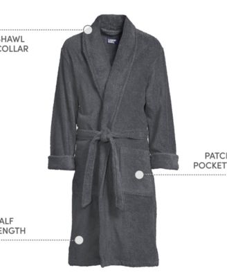 Men's Calf Length Turkish Terry Robe
