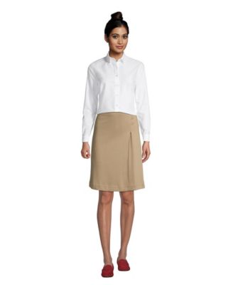 School Uniform Women's Long Sleeve Oxford Dress Shirt