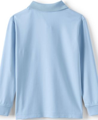 School Uniform Men's Long Sleeve Rapid Dry Polo Shirt