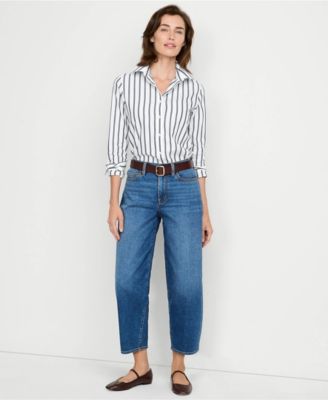 Women's Recover High Rise Barrel Leg Ankle Jeans