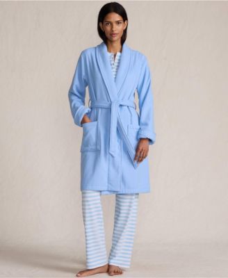 Women's Cotton Terry Knee Length Spa Bath Robe