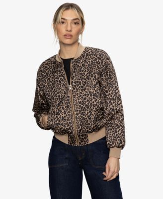 Women's Monroe Sateen Long Sleeve Bomber Jacket