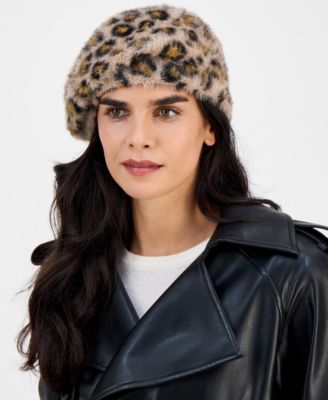 Fuzzy Knit Beret, Macy's Exclusive