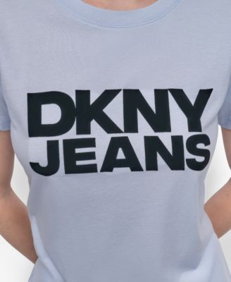 Women's Flocked Logo Crewneck T-Shirt