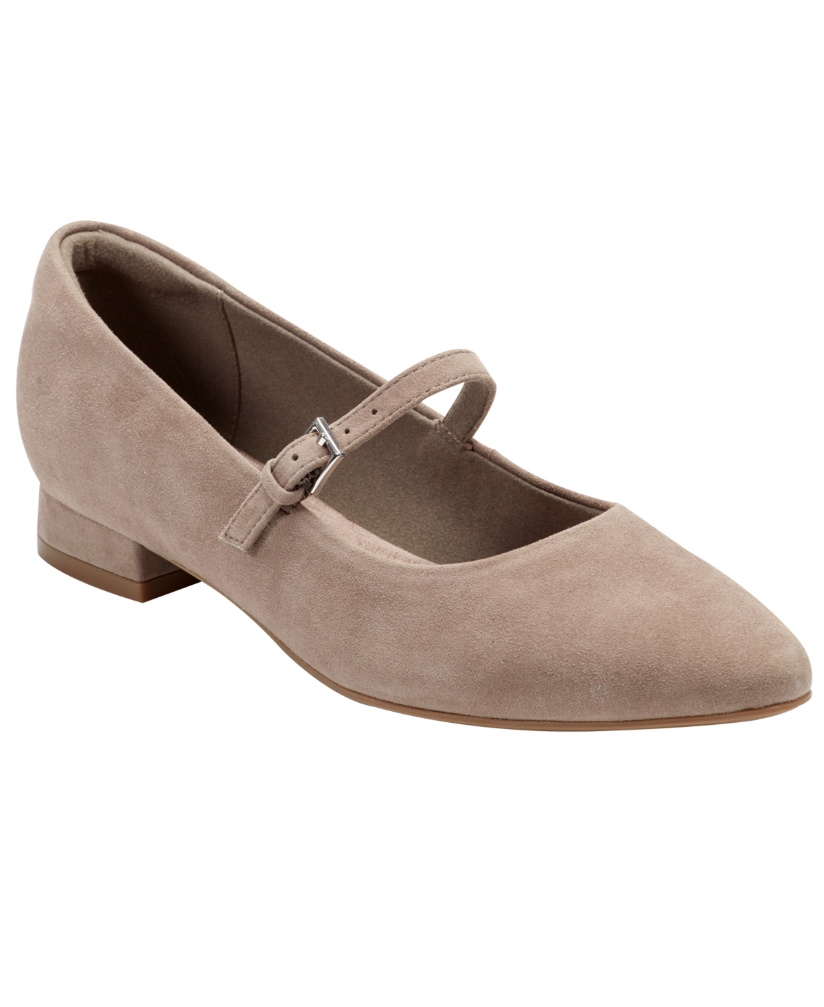 Rockport Taren Pointed Toe Flat In Brown