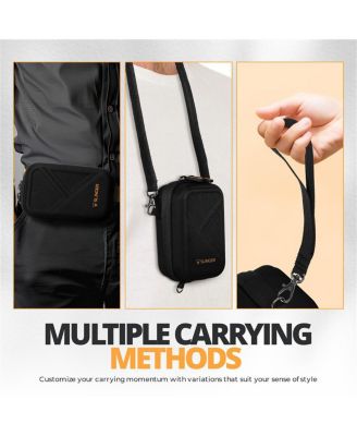 ZV-1F Vlogging Camera (Black) Bundle with 3-in-1 Wireless Lavalier Mic for 2 People, Hardshell Case & 32GB SD Card \u2013 Content Creator Kit for YouTube & TikTok