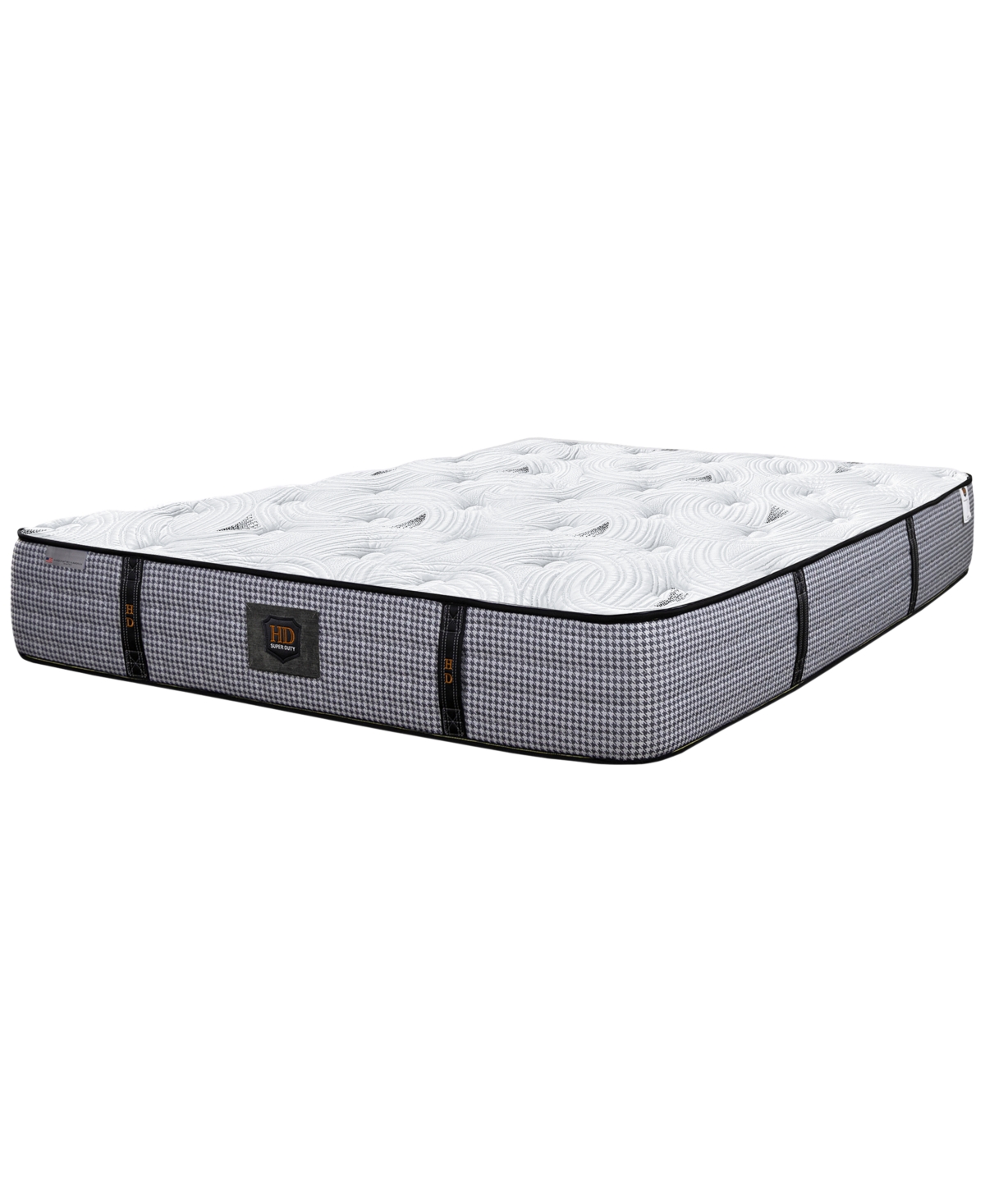 Paramount Hd Ash 12" Plush Tight Top Mattress Set, King, Macy's Exclusive In Transparent