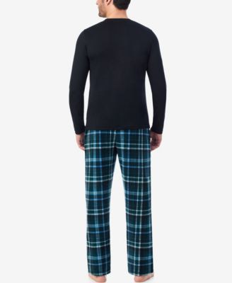 Men's Cabin Fleece Long Sleeve Pajama Set