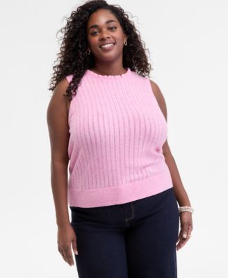 Women's Pointelle-Knit Tank, XXS-3X, Macy's Exclusive