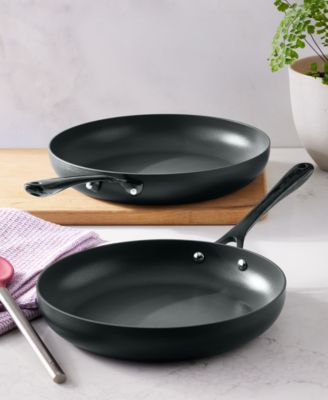 Hard-Anodized 10" & 12" Open Fry Pan Set, Macy's Exclusive