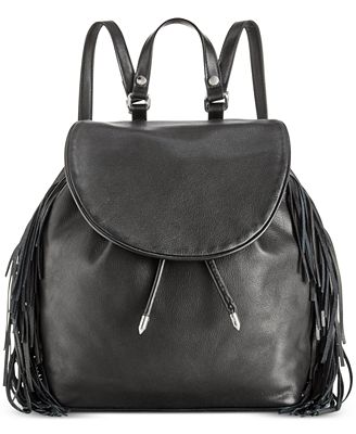 Sam Edelman Fifi Fringe Backpack - Handbags & Accessories - Macy's
