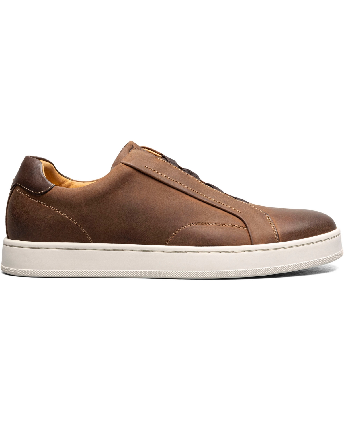 Florsheim Men's Monopoli Elastic Lace To Toe Sneaker In Brown