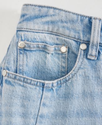 Women's Cropped High-Rise Barrel-Leg Jeans, Macy's Exclusive 