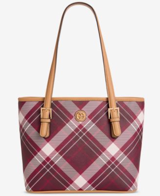 Giani Bernini - Plaid Tulip Tote