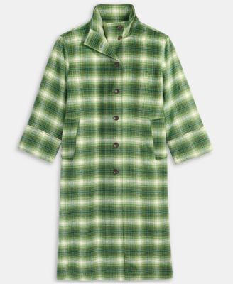 Women's Plaid Oversized Coat, Macy's Exclusive