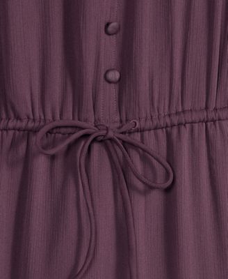 Women's Chiffon Flutter-Sleeve Tiered-Hem Midi Dress, Macy's Exclusive