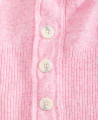 Women's Side-Button Crewneck Sweater, Macy's Exclusive