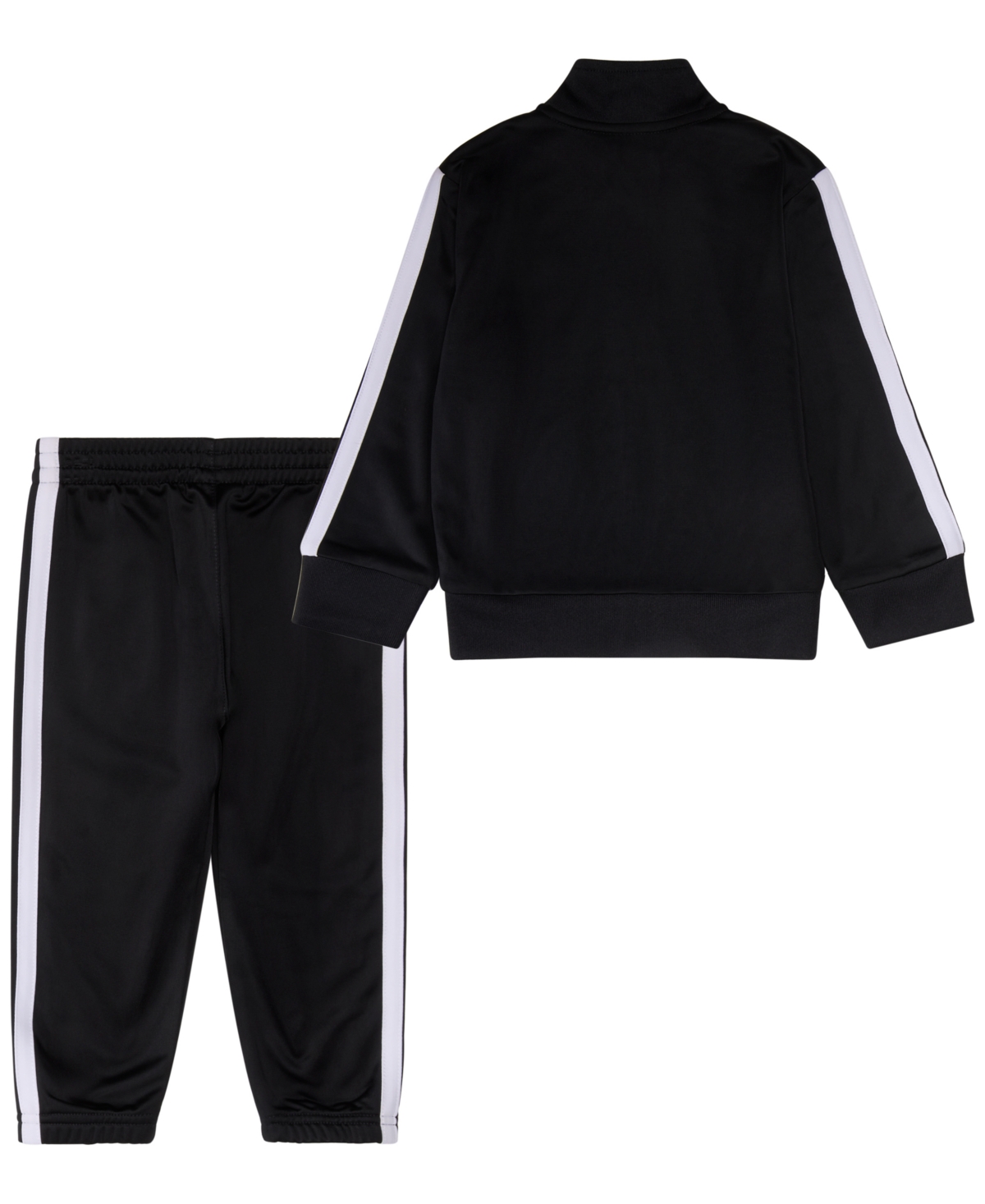 Adidas Originals Baby Boys 2-piece Long Sleeve Track Jacket And Pants Set In Black
