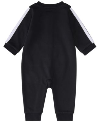Baby Boys French Terry Round Neck Long Sleeve Coverall