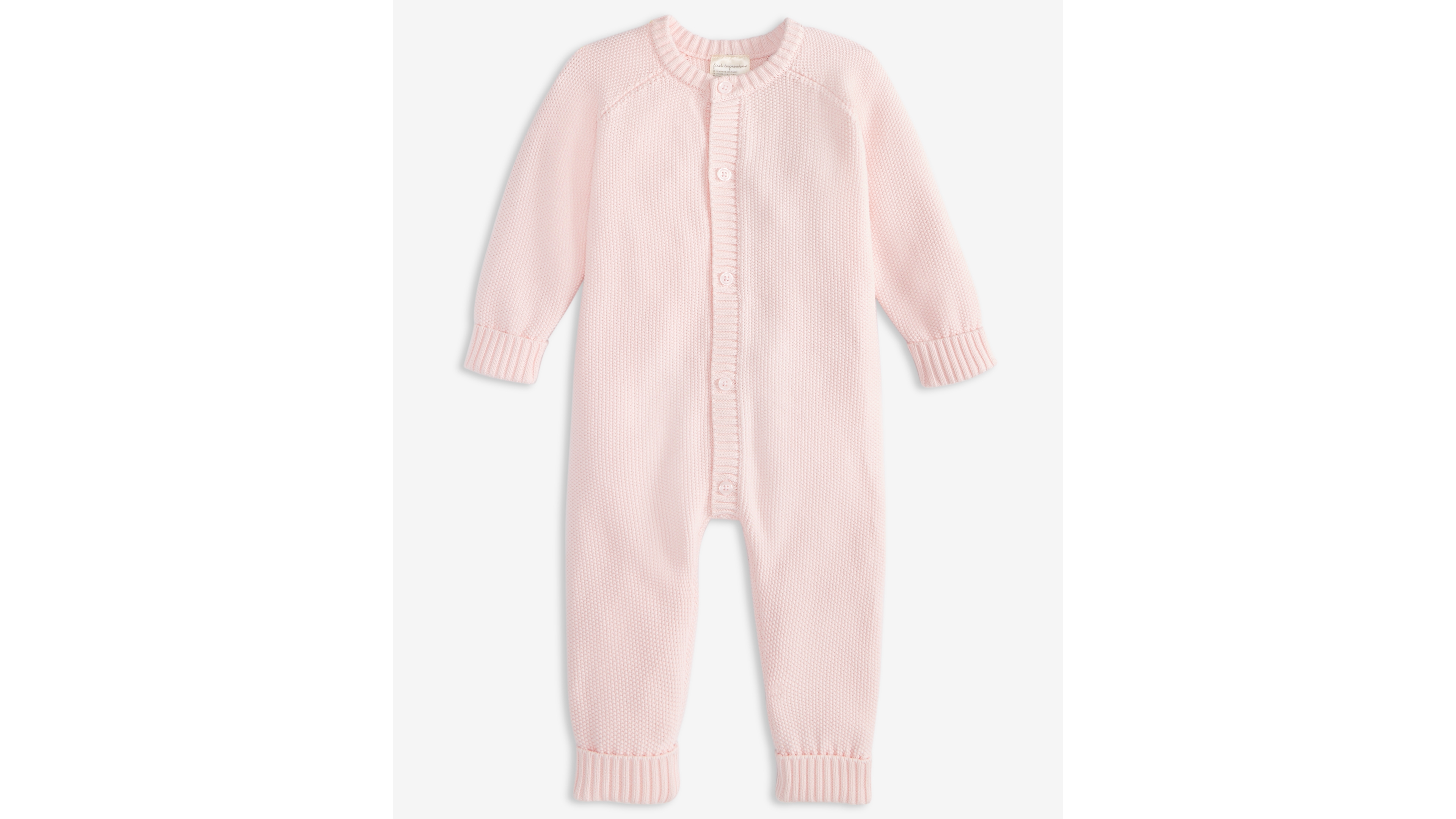 First Impressions Baby Cotton Long-Sleeve Sweater Romper, Created for Macy's