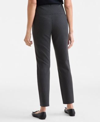 Women's Straight-Leg Ponte-Knit Pants, Created for Macy's