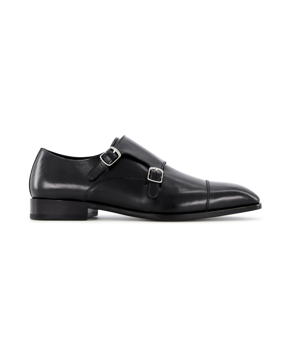 Anthony Veer Men's Bexley Double Monk Slip On Oxford In Black