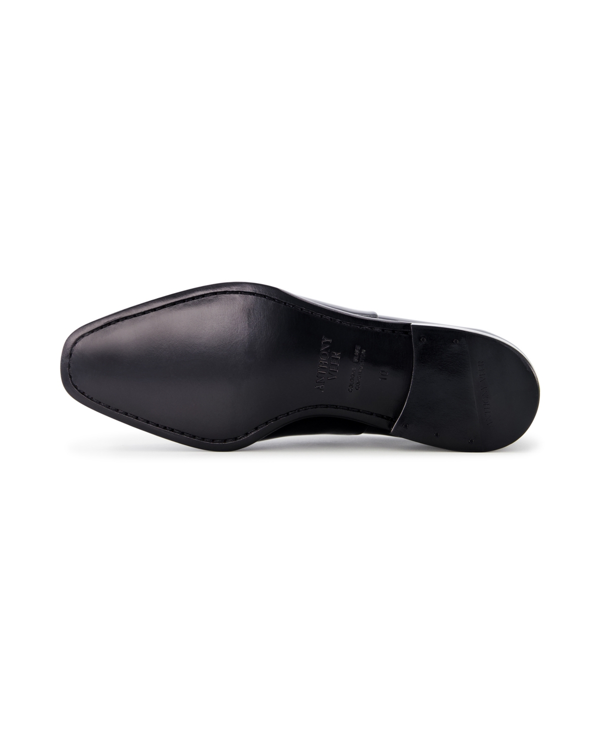 Anthony Veer Genoa Cap-toe Oxford In Black