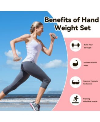 Hand Weights Set, Removable Walking Weight of 6 (1lb, 2lbs, 3lbs Each Pack)