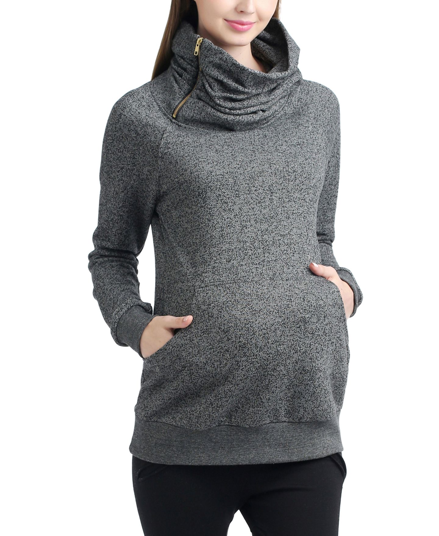 Женские толстовки Maternity kimi + kai Thea, цвет: Серый — фото 1