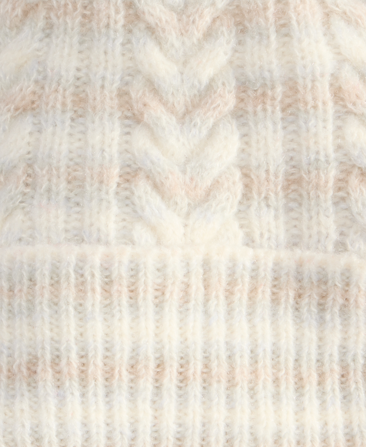 Style & Co Women's Space Dye Cable Knit Beanie, Macy's Exclusive In Red