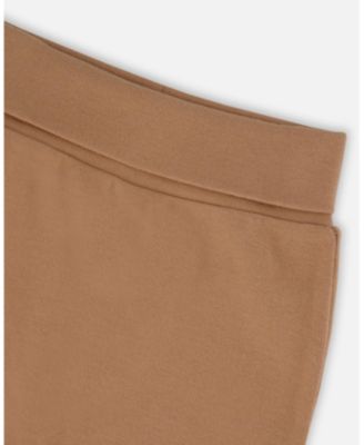 Baby Boy Cotton Evolutive Pants Brown with Bears - Baby