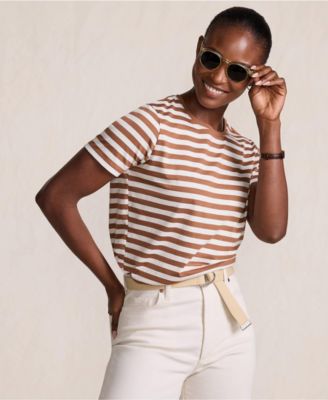 Women's Relaxed Supima Cotton Crew Neck T-Shirt