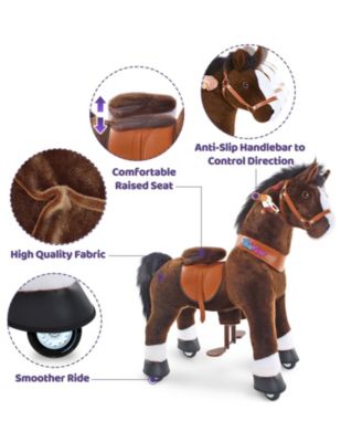 Ride-on Horse Chocolate Model U Size 4 for 4-7 Years