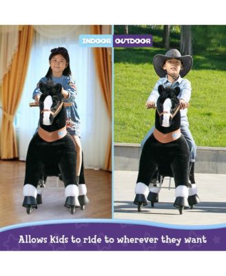 Ride-on Horse Black Model U Size 5 for Age 7-12