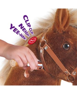 Ride-on Horse Brown Model U Size 4 for 4-7 Years