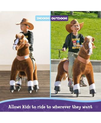 Ride-on Horse Brown Model U Size 5 for Age 7-12
