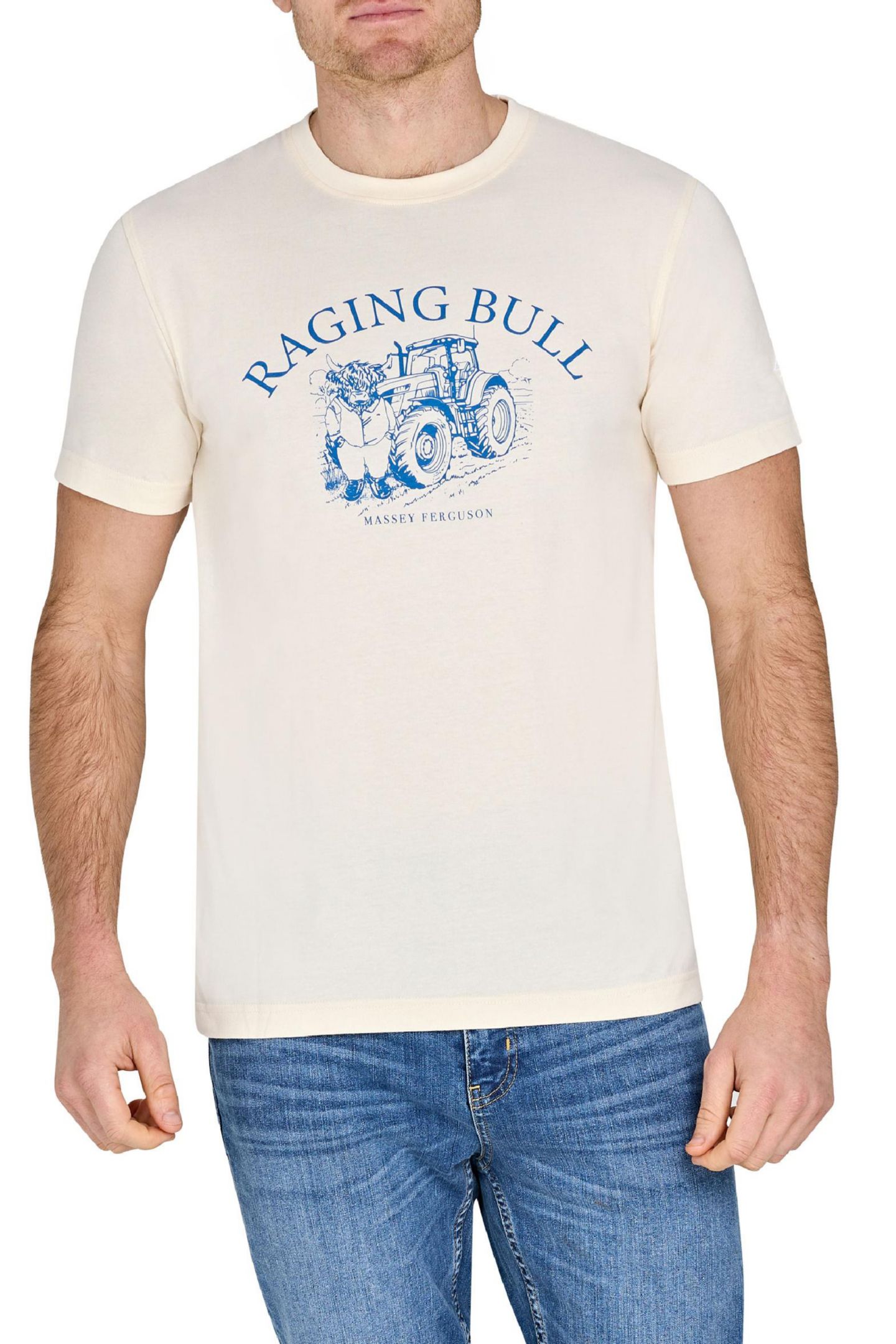 Мужская футболка Raging Bull MF Bully Boy, цвет: Молочный белый — фото 5