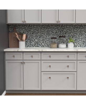 Satin Nickel Square Cabinet Knob 10-Pack