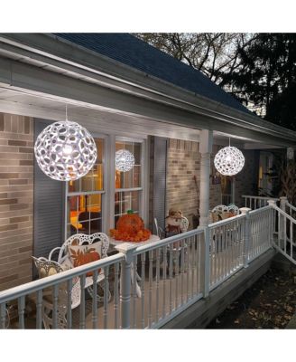 18" Solar - Peace - White