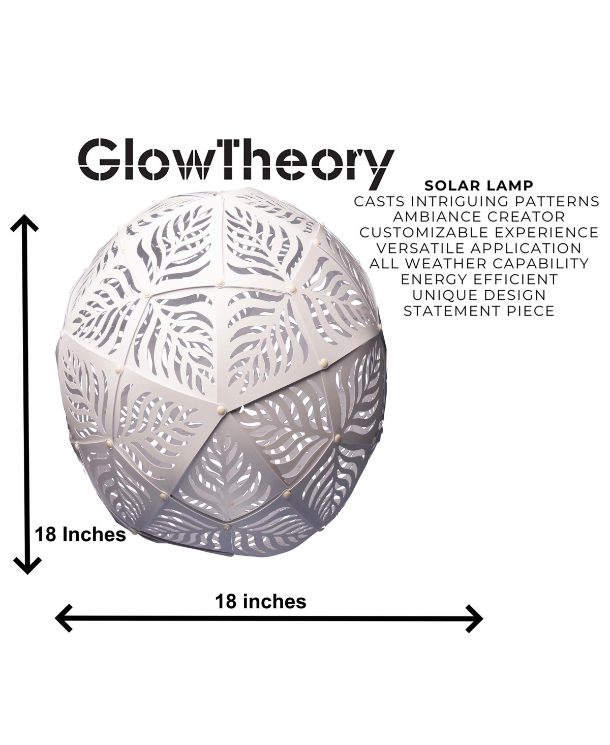 GlowTheory: 18" Solar - Palm
